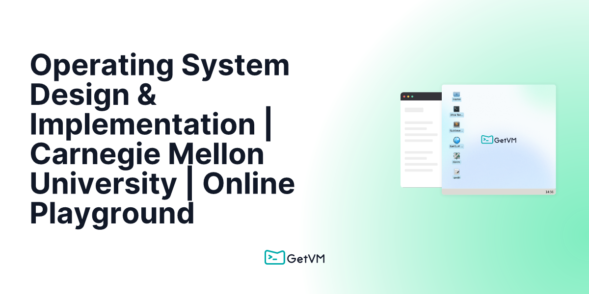 Operating System Design & Implementation | Carnegie Mellon University ...