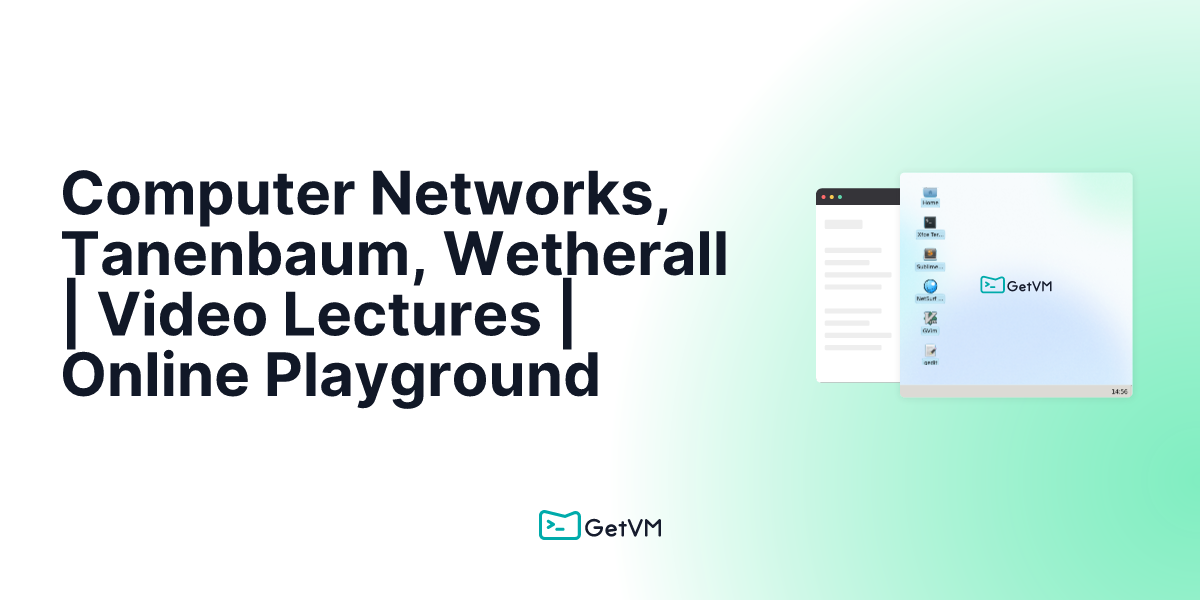 Computer networks tanenbaum wetherall video lectures online
