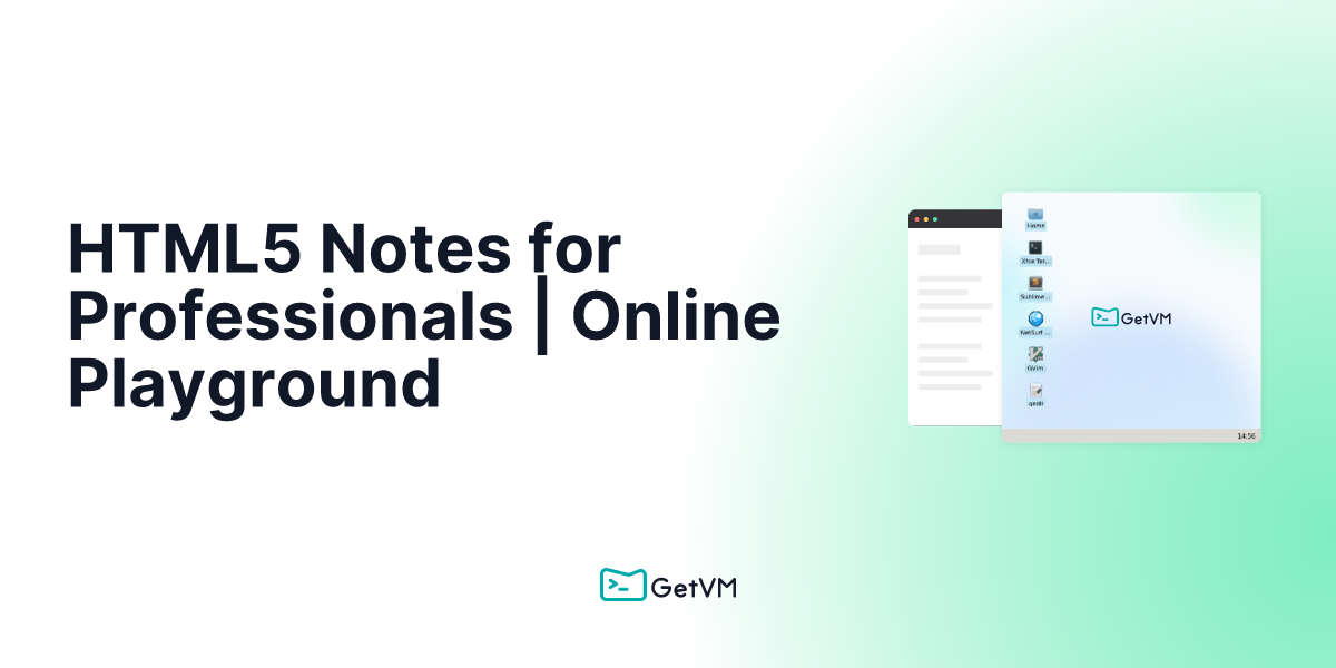 Html5 notes for professionals online playground