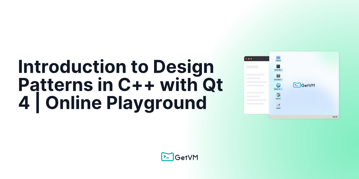 Introduction to design patterns in c with qt 4 online playground