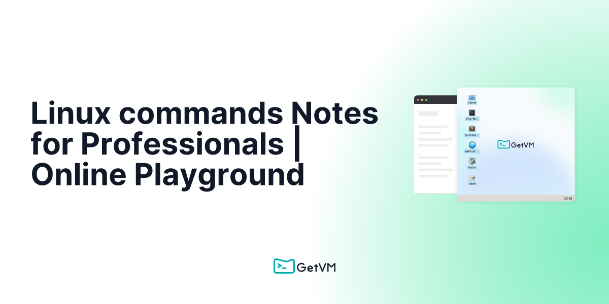 Linux commands Notes for Professionals | Online Playground