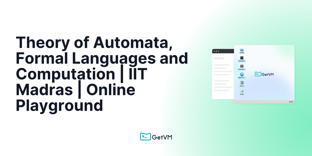 Theory Of Automata, Formal Languages And Computation | IIT Madras ...